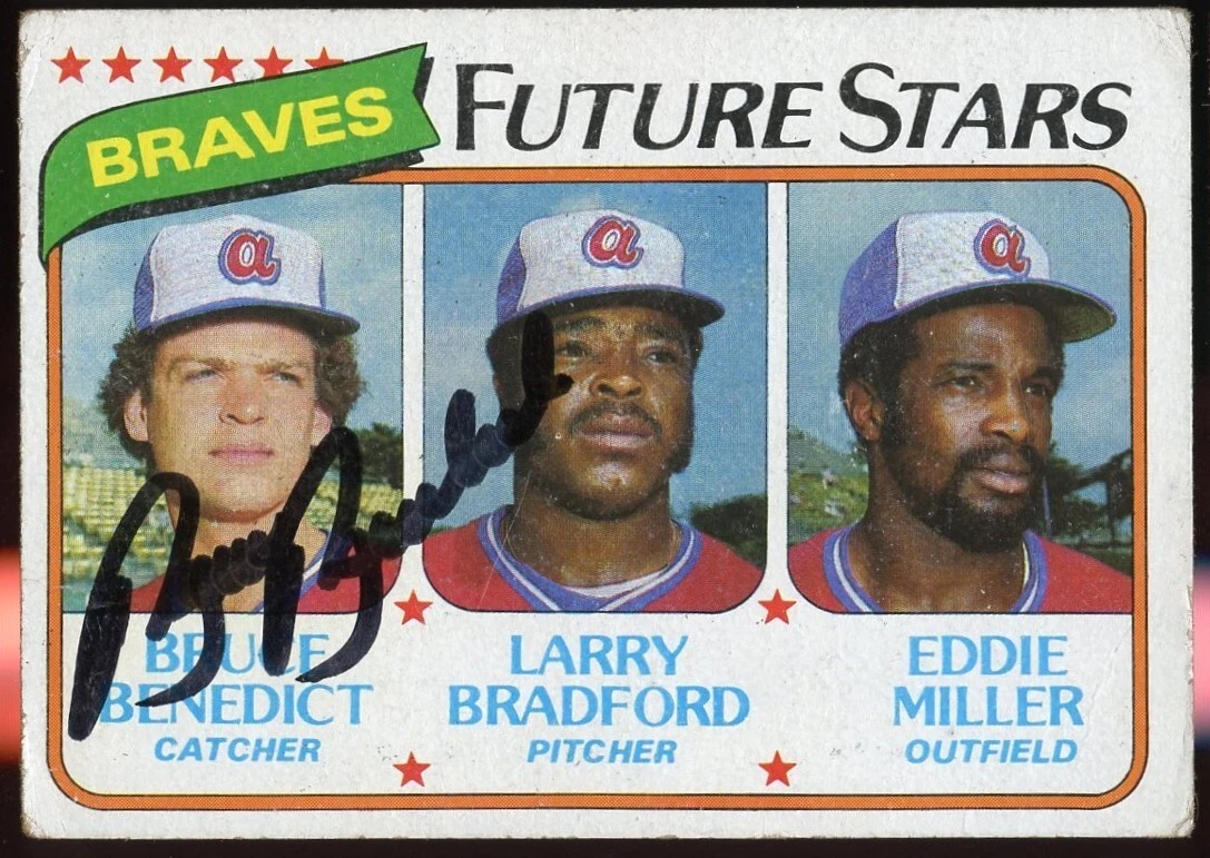 Bruce Benedict #675 signed autograph auto 1980 Topps Baseball Trading Card