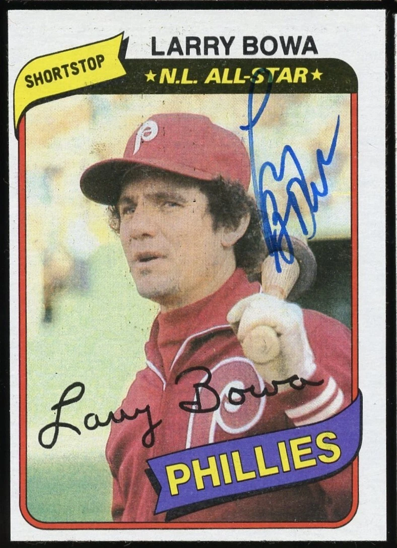 Larry Bowa #630 signed autograph auto 1980 Topps Baseball Trading Card