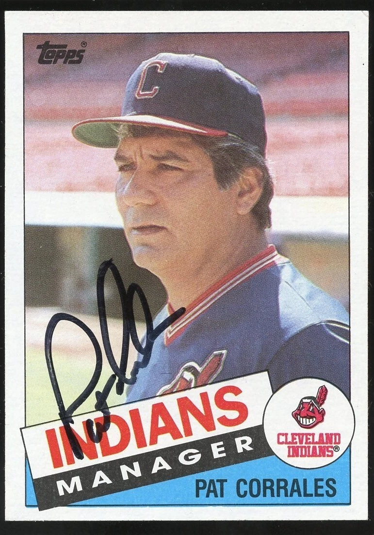 Pat Corrales #119 signed autograph auto 1985 Topps Baseball Trading Card