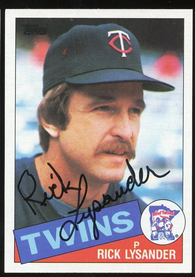 Rick Lysander #383 signed autograph auto 1985 Topps Baseball Trading Card