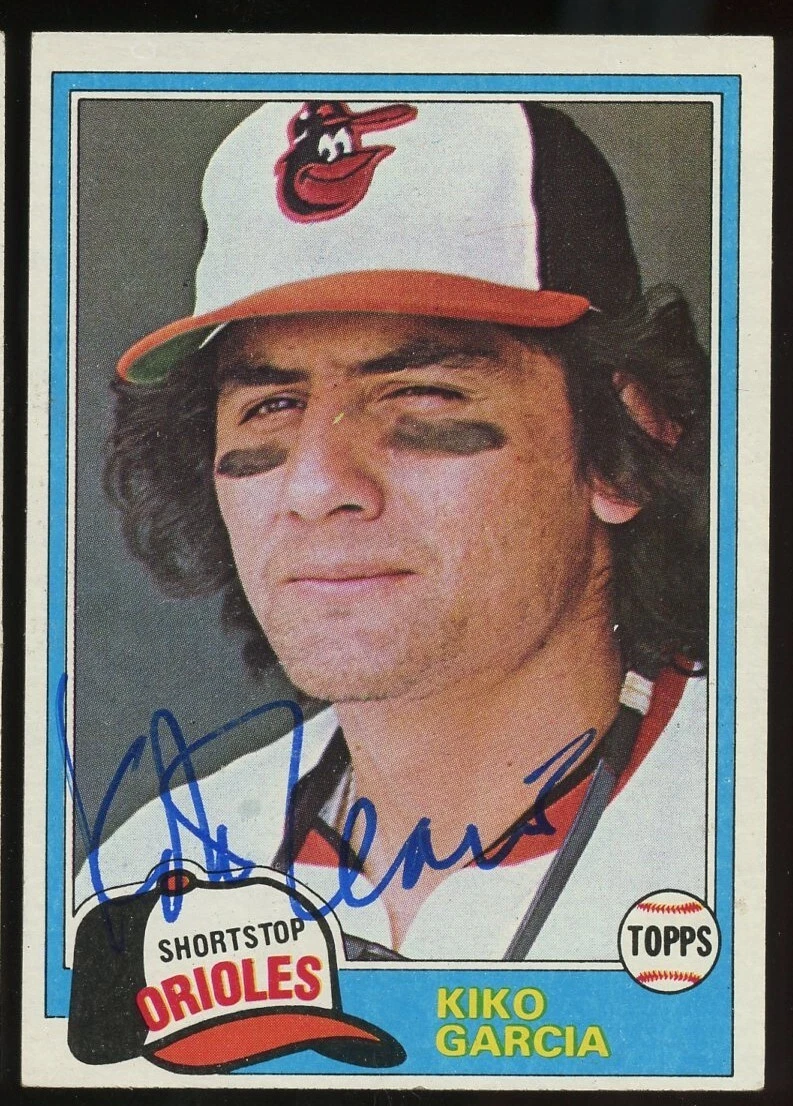 Kiko Garcia #688 signed autograph auto 1981 Topps Baseball Trading Card