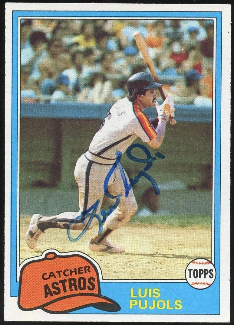Luis Pujols #313 signed autograph auto 1981 Topps Baseball Trading Card