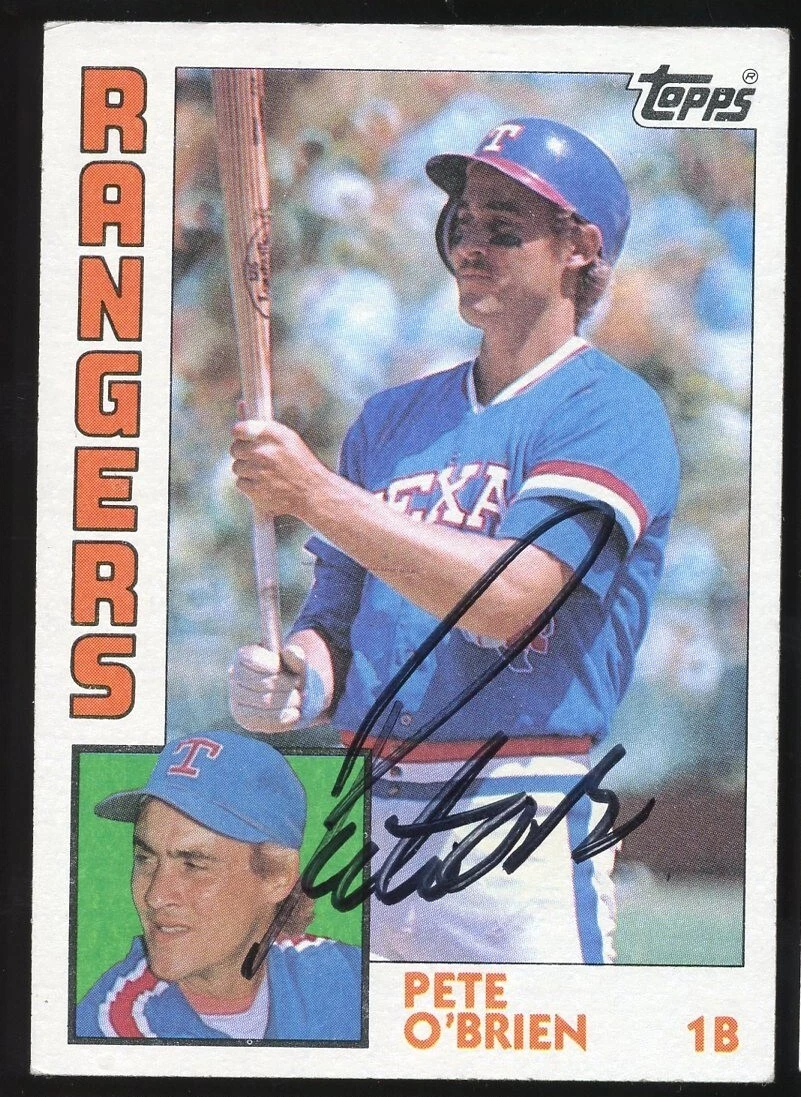 Pete O'Brien #534 signed autograph auto 1984 Topps Baseball Trading Card