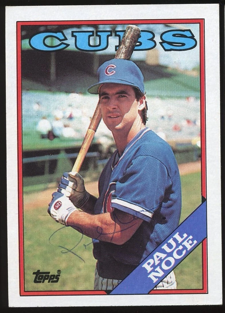 Paul Noce #542 signed autograph auto 1988 Topps Baseball Trading Card