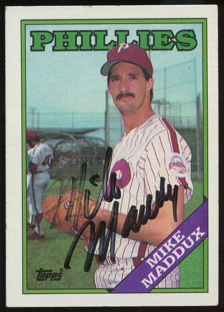 Mike Maddux #756 signed autograph auto 1988 Topps Baseball Trading Card