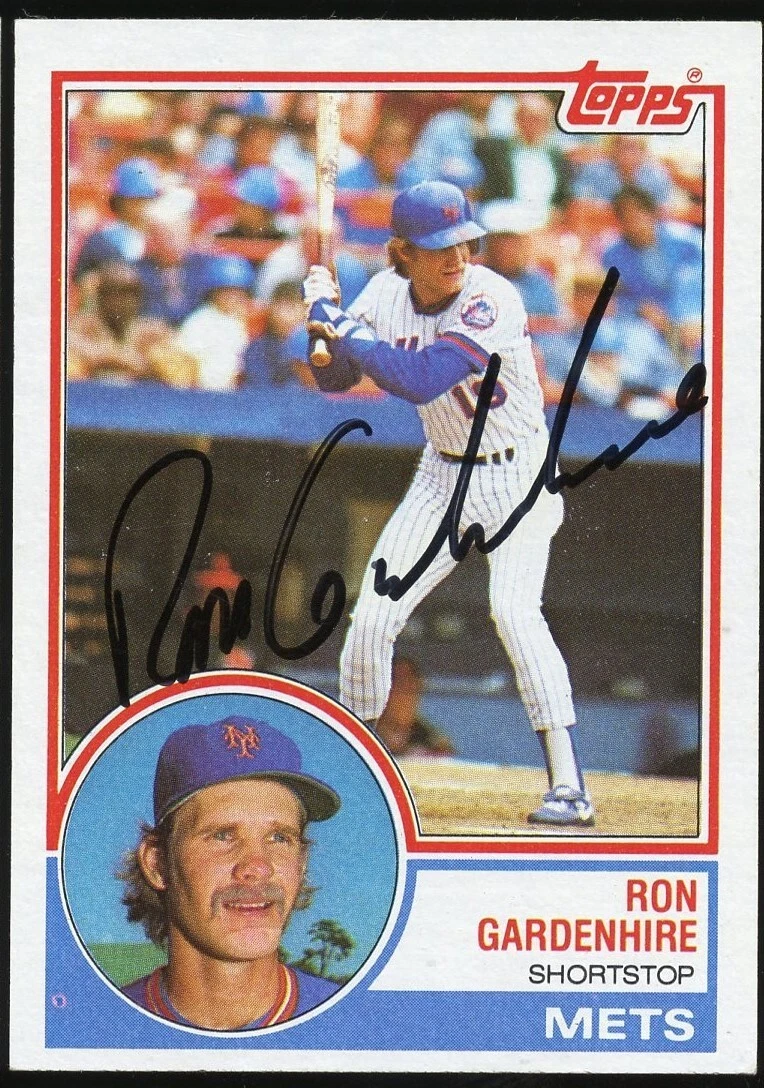 Ron Gardenhire #469 signed autograph auto 1983 Topps Baseball Trading Card