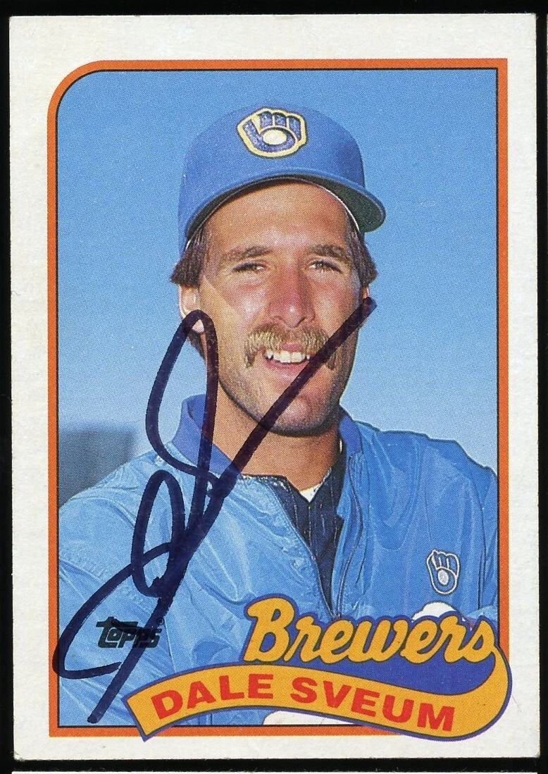 Dale Sveum #12 signed autograph auto 1989 Topps Baseball Trading Card