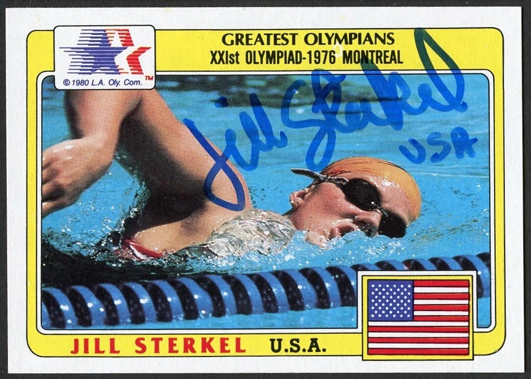 Jill Sterkel #12 signed autograph auto 1983 Topps Greatest Olympians Card