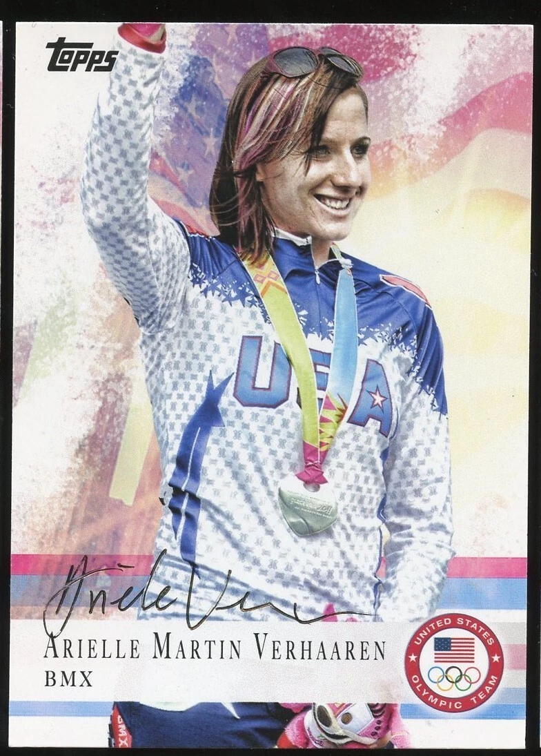 Arielle Martin Verhaaren #67 signed autograph 2012 Topps U.S. Olympic Team Card