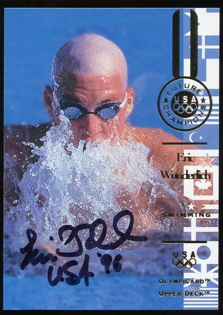 Eric Wunderlich #115 signed autograph auto 1996 Upper Deck Olympic Trading Card