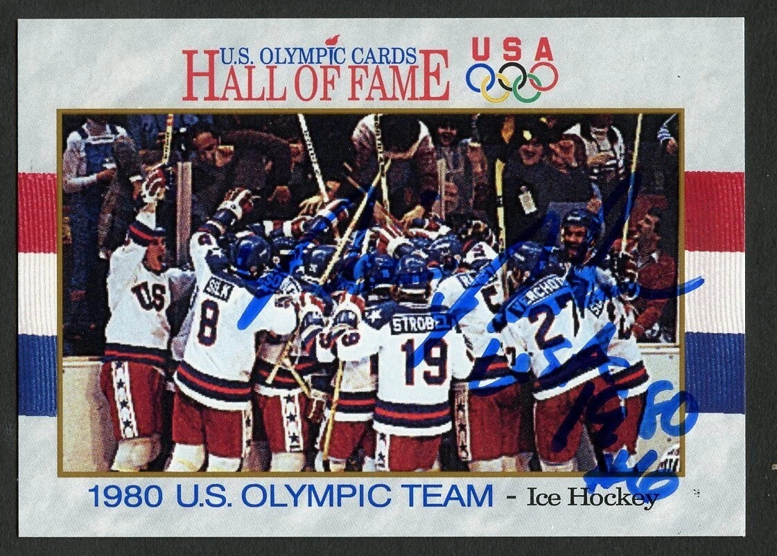 Bill Baker #69 signed autograph auto 1991 Impel Olympic Hall of Fame Card