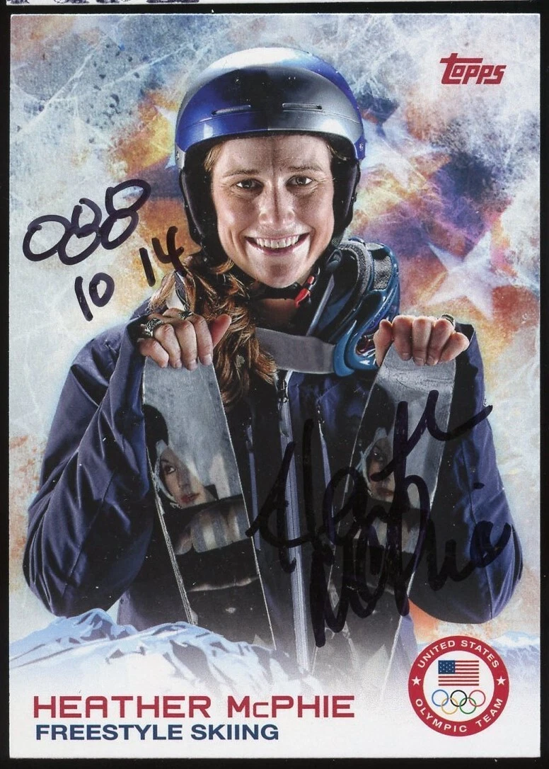 Heather McPhie #62 signed autograph auto 2014 Topps U.S. Winter Olympic Card