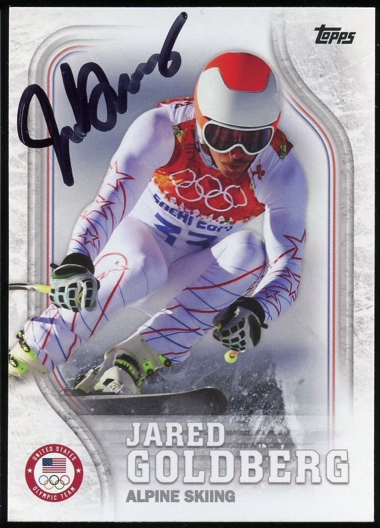 Jared Goldberg #USA-2 signed autograph auto 2018 Topps U.S. Winter Olympic Card