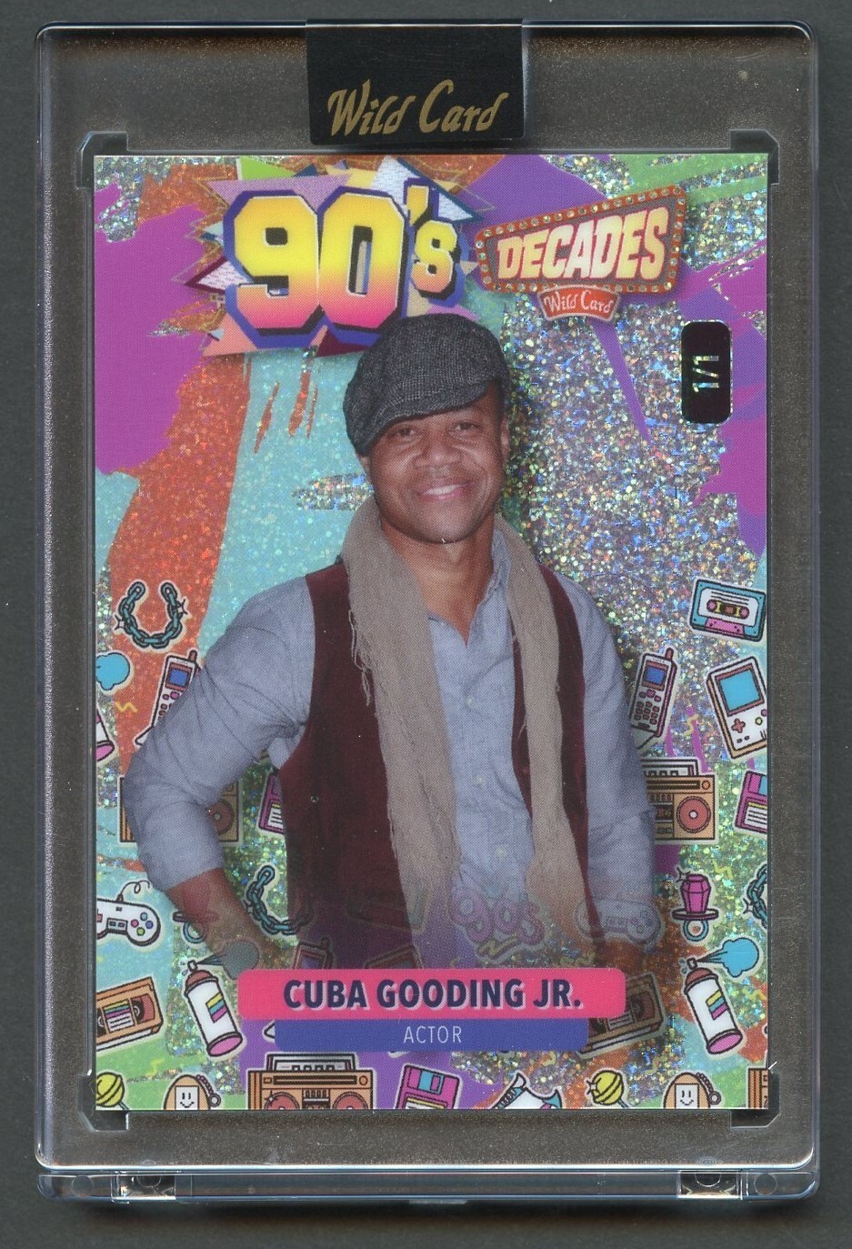 Cuba Gooding Jr. Special Preview Edition Actor 90's Decades 1/1 Wild Card