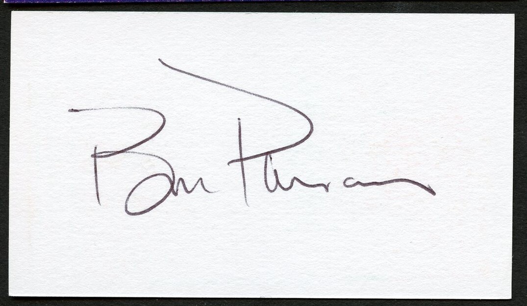 Bill Parsons signed autograph K M Financial Inc Business Card BC579