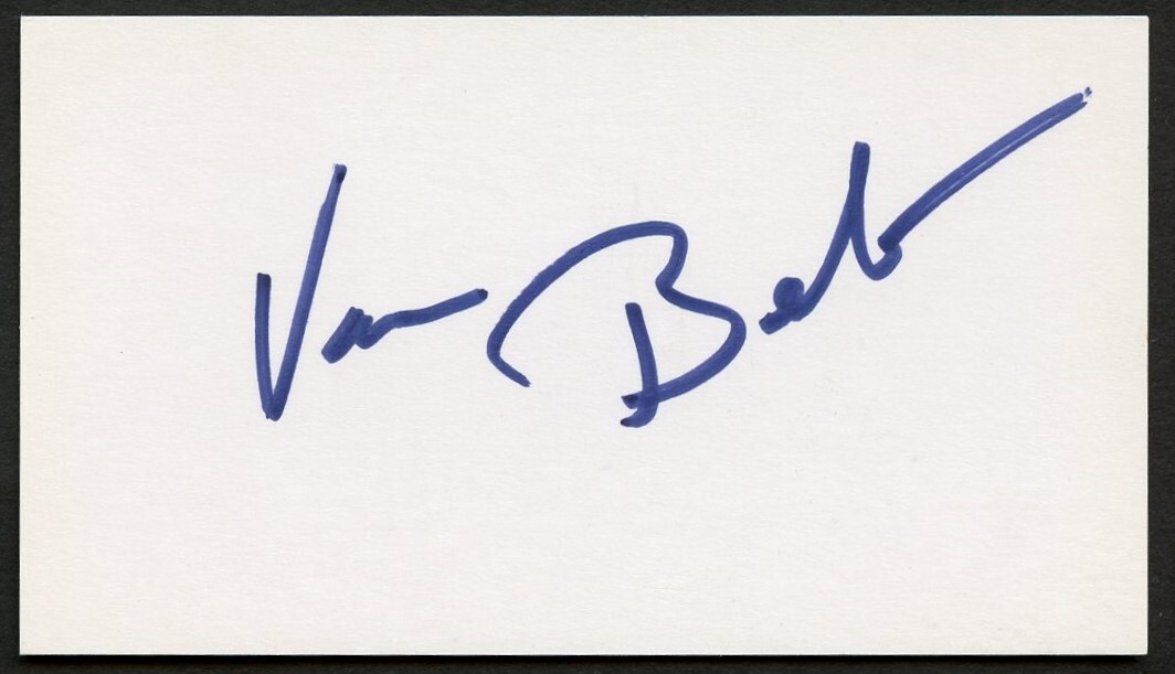 Vann Belvoir signed autograph VTB Racing Stables Business Card BC689