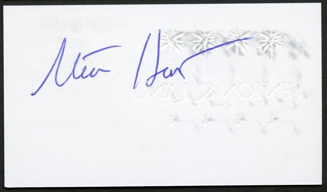 Steve Hart signed autograph Realtor Fenton & Lang Business Card BC668