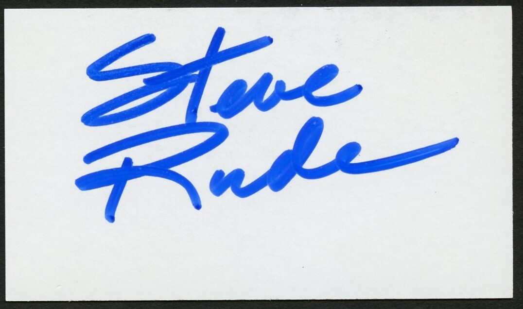 Steve Rude signed autograph auto Comic Artist Business Card BC661