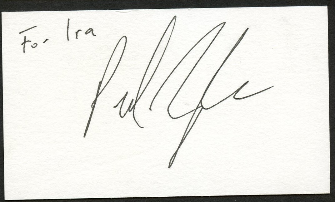 Paul Topolos signed autograph Painter Designer Pixar Business Card BC687