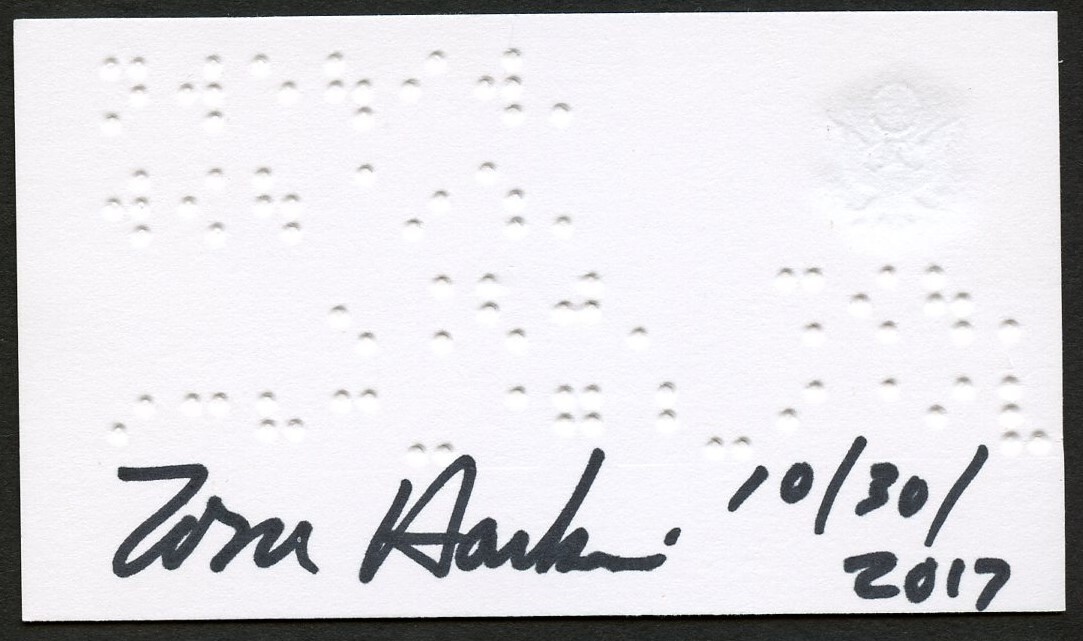 Tom Harkin signed autograph auto United States Senator Business Card BC685