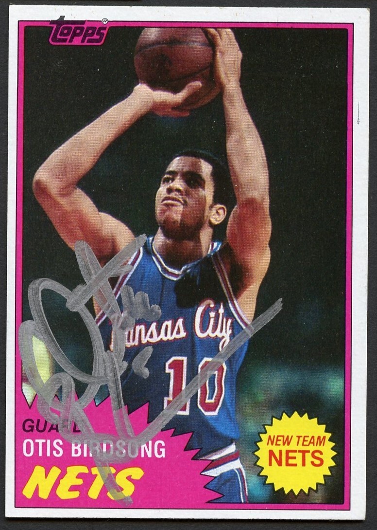 Otis Birdsong #17 signed autograph auto 1981-82 Topps Basketball Trading Card