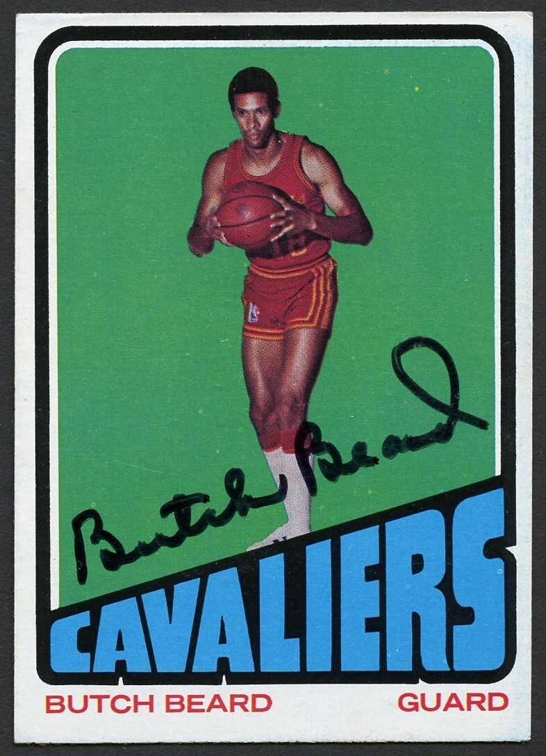 Butch Beard #142 signed autograph auto 1972-73 Topps Basketball Trading Card