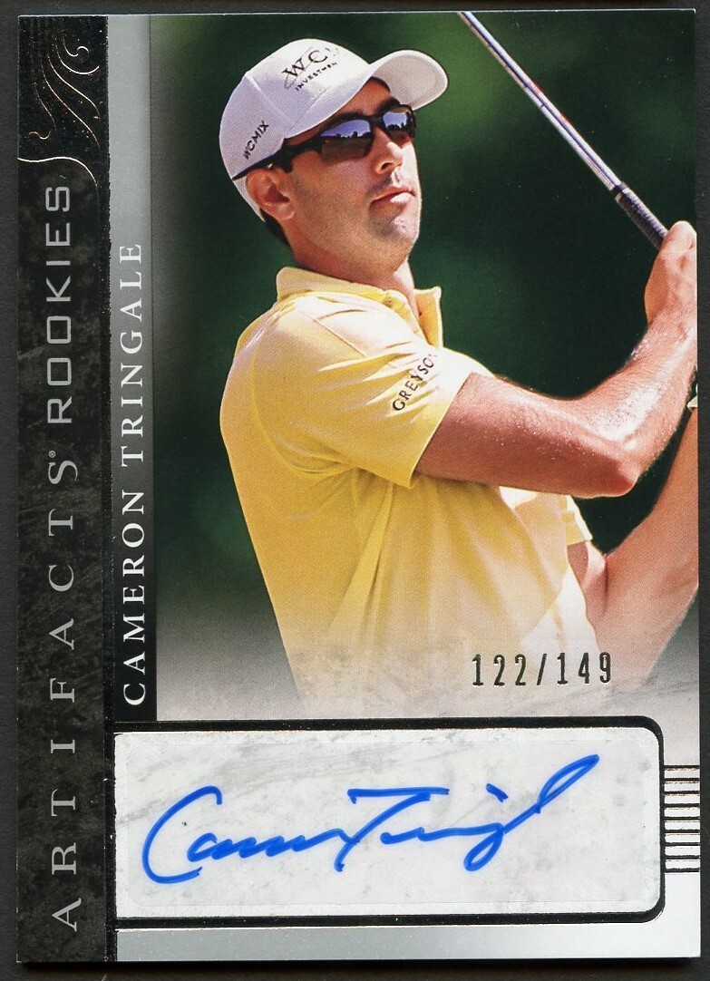 Cameron Tringale #AR-CT signed auto Artifacts Upper Deck Golf Card 122/149