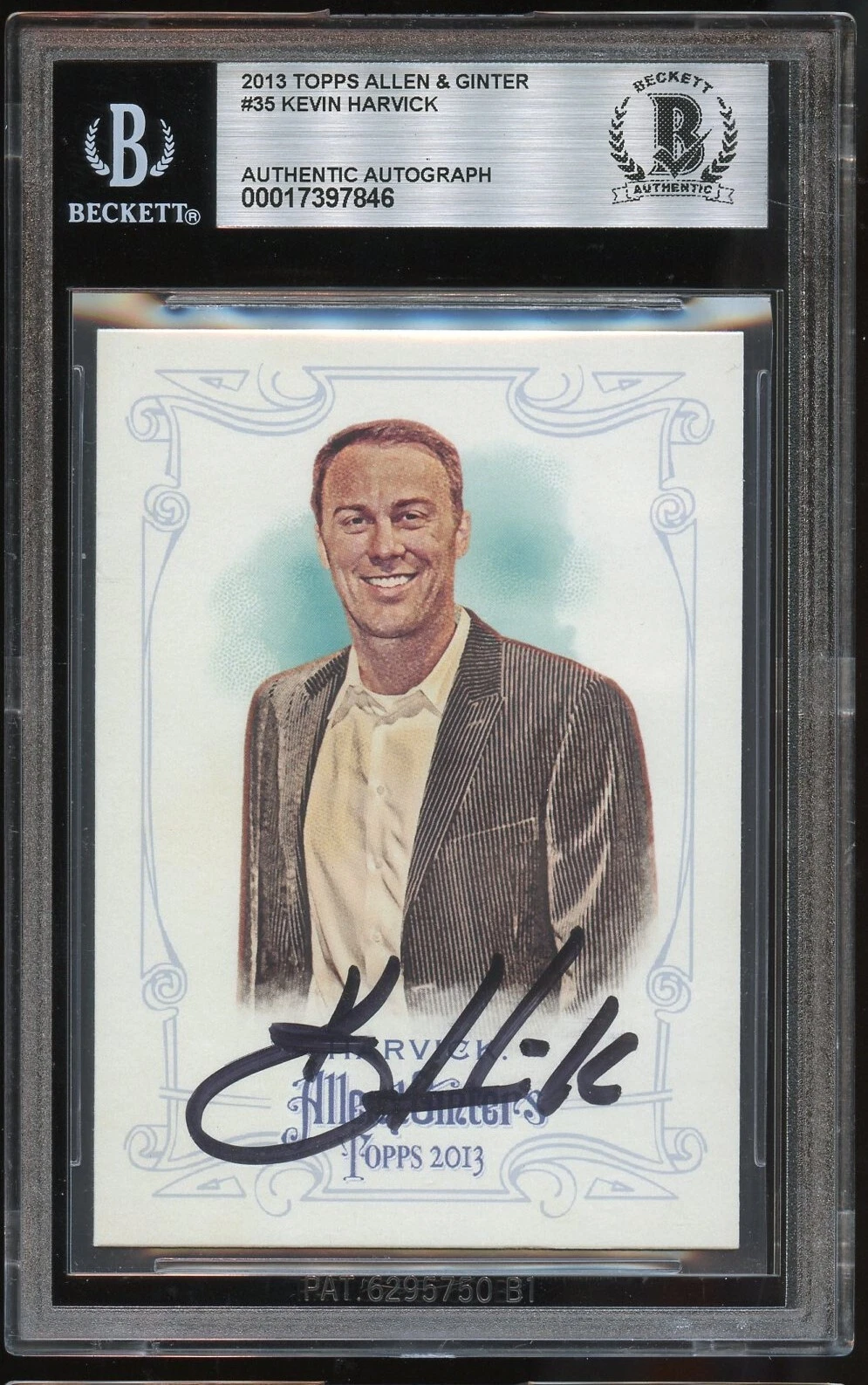 Kevin Harvick #35 signed autograph 2013 Topps Allen & Ginter Trading Card BAS