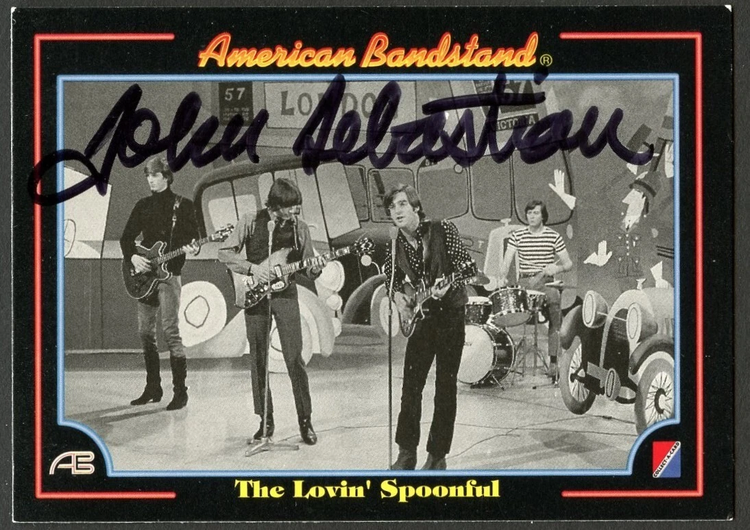 John Sebastian #80 signed auto 1993 American Bandstand The Lovin' Spoonful Card