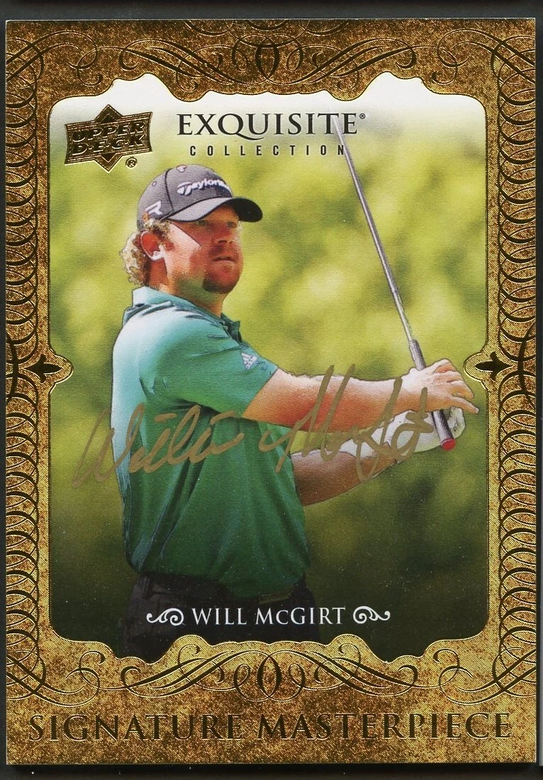 Will McGirt #ESM-WM signed auto Exquisite Collection 2013 Upper Deck Golf Card