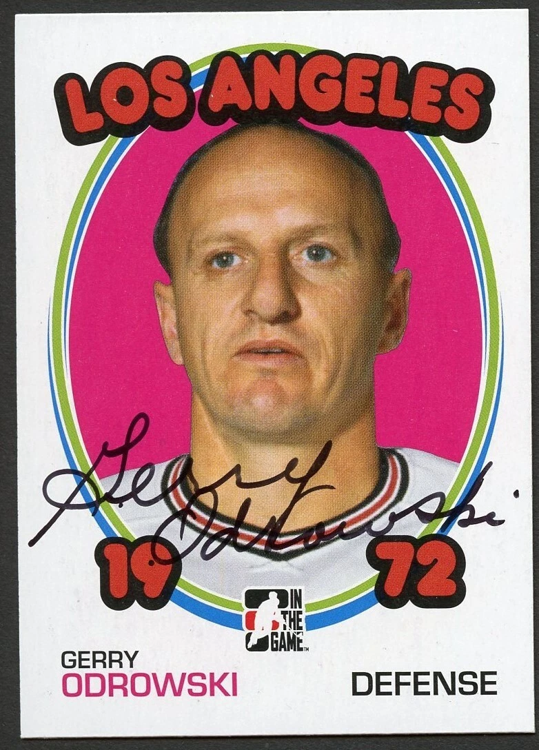Gerry Odrowski signed autograph auto 2009 In The Game 1972 Year in Hockey
