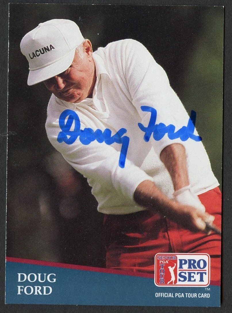 Doug Ford #224 signed autograph auto 1991 Pro Set Golf Trading Card