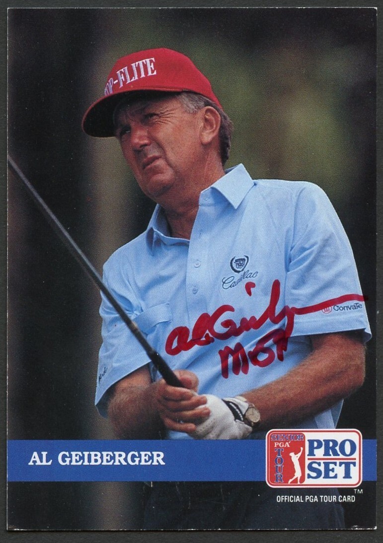 Al Geiberger #219 signed autograph auto 1992 Pro Set Golf Trading Card