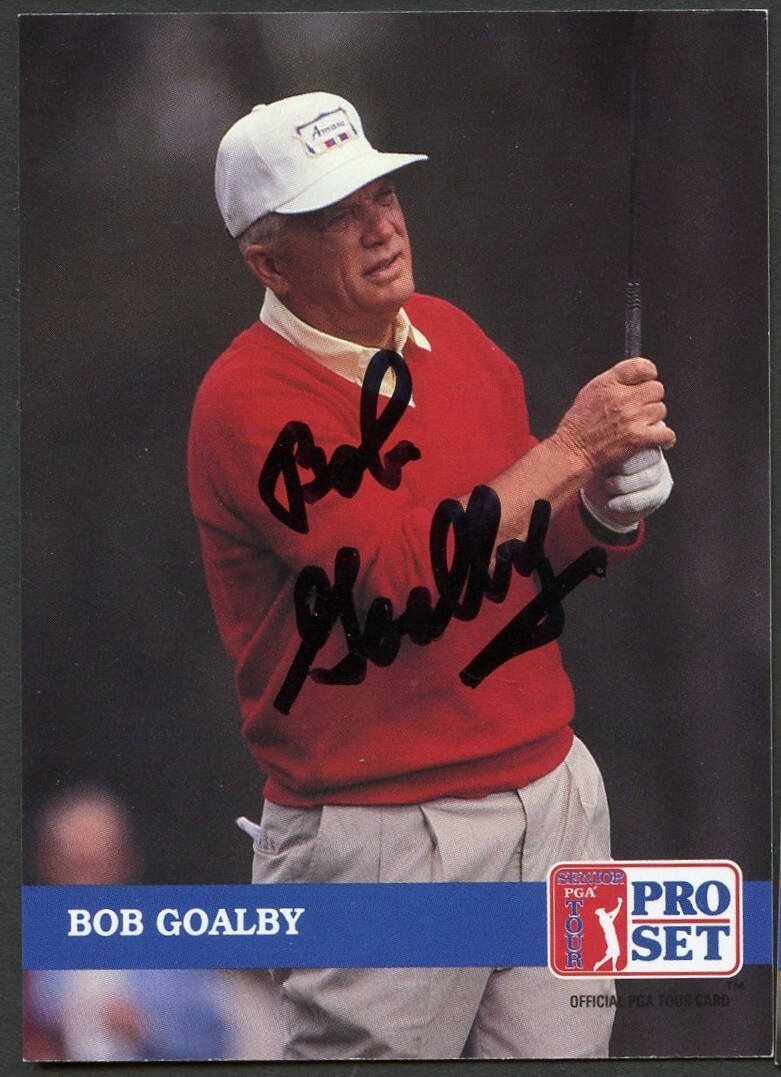 Bob Goalby #245 signed autograph auto 1992 Pro Set Golf Trading Card