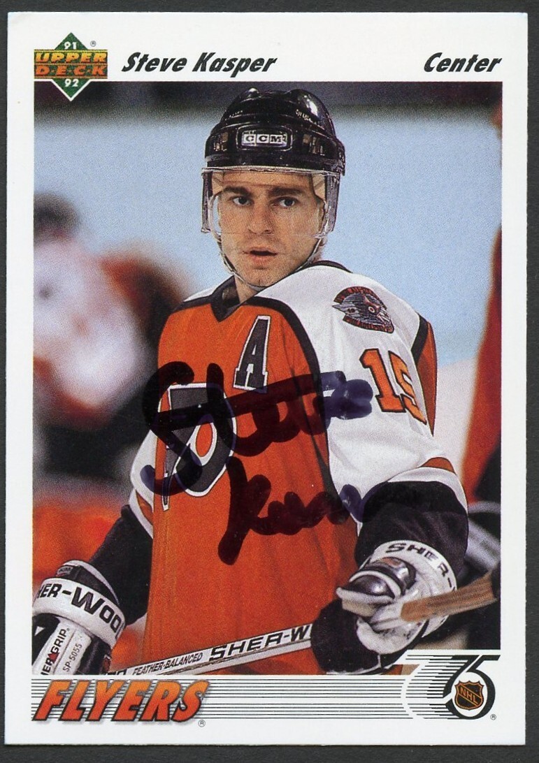 Steve Kasper #576 signed autograph auto 1991-92 Upper Deck Hockey Card