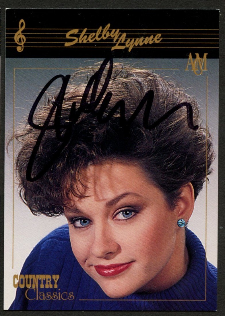 Shelby Lynne #82 signed autograph 1992 Collect-A-Card Country Classics