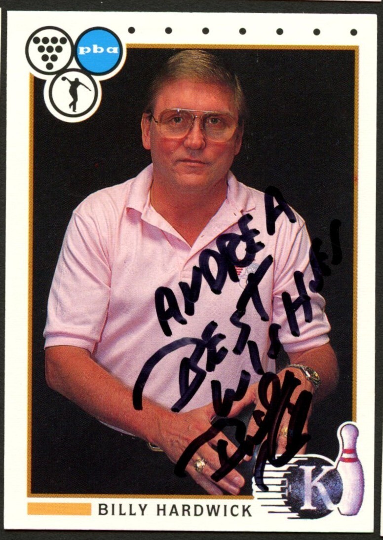 Billy Hardwick #88 signed autograph auto 1990 Kingpins PBA Bowling Trading Card