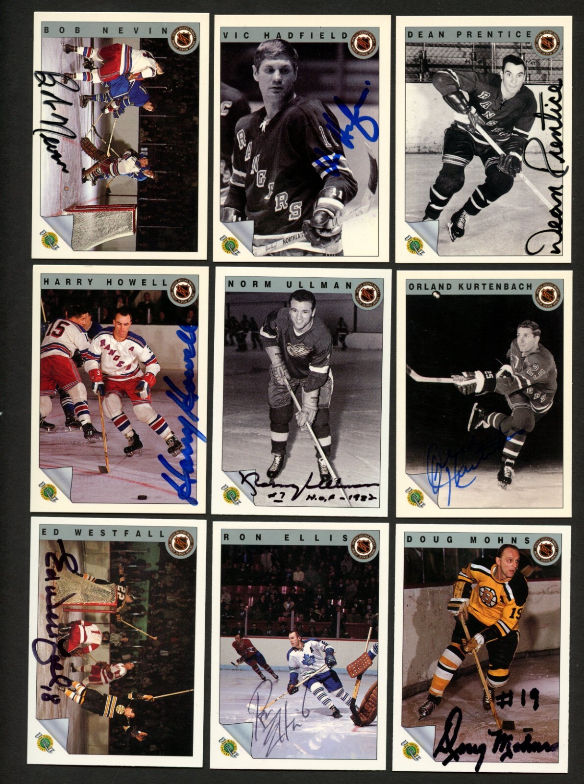 18 different signed autograph 1992 Ultimate Original Six Hockey READ DESCRIPTION