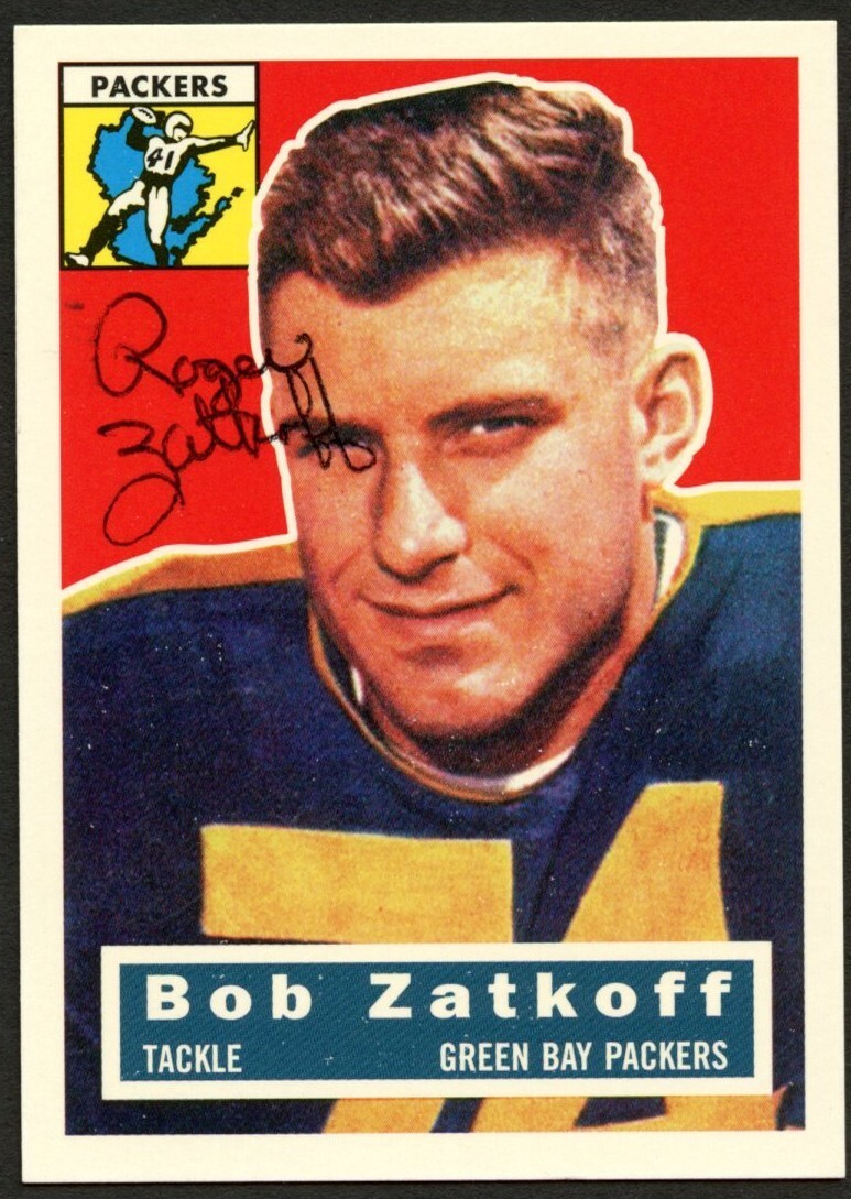 Bob Zatkoff #67 signed autograph auto 1994 Topps 1956 Archives Football Card