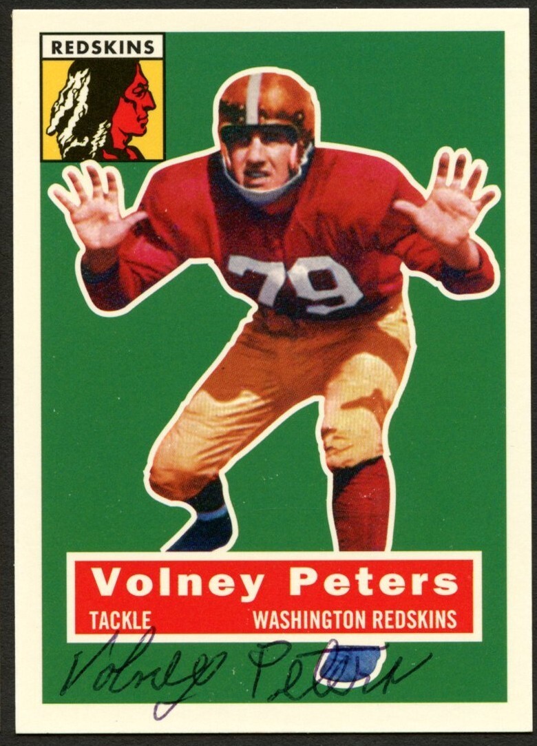 Volney Peters #73 signed autograph auto 1994 Topps 1956 Archives Football Card