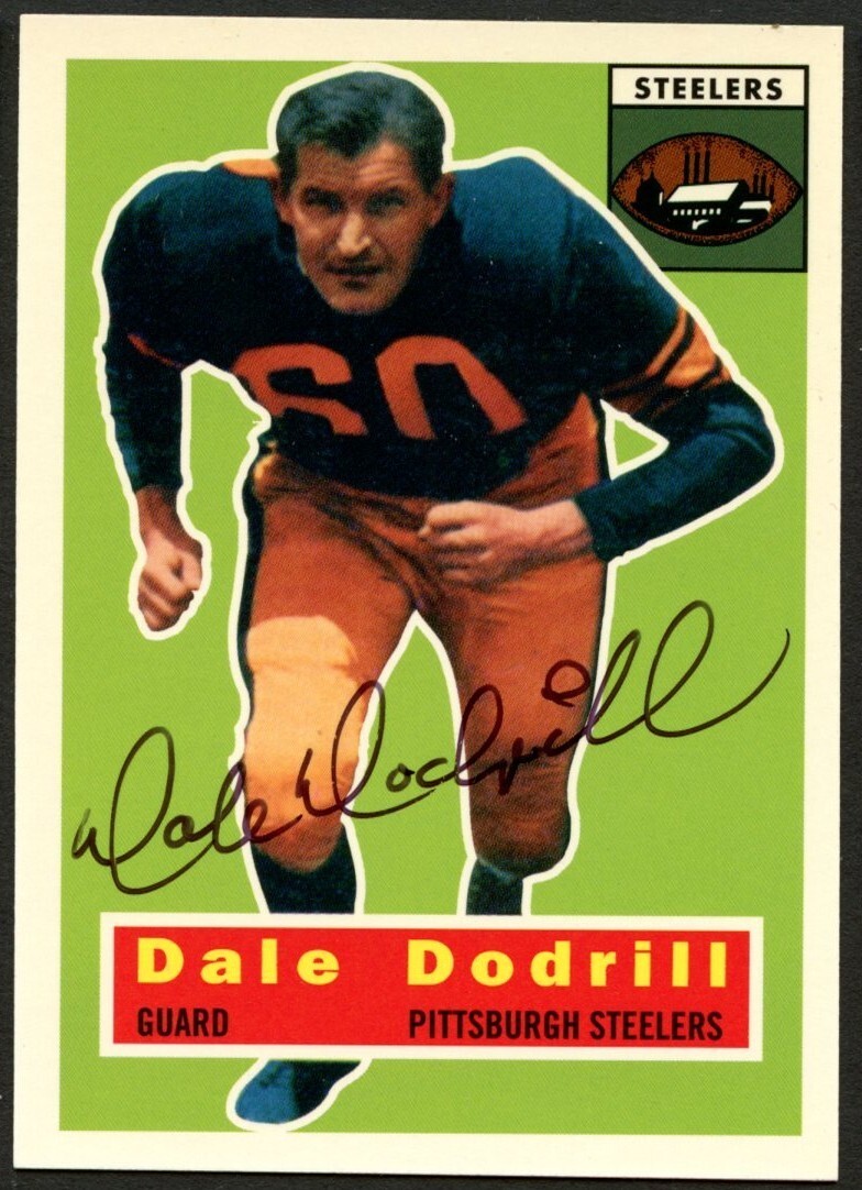 Dale Dodrill #111 signed autograph auto 1994 Topps 1956 Archives Football Card