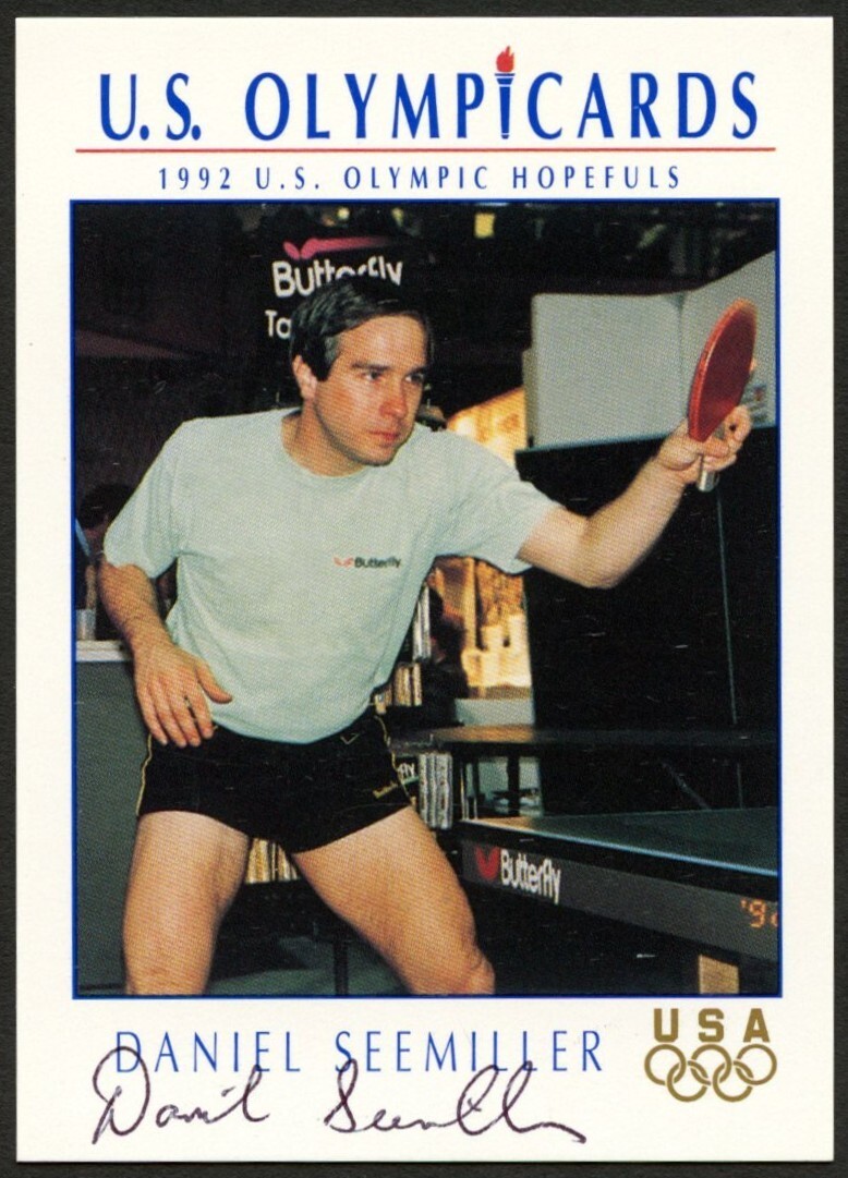 Daniel Seemiller #79 signed autograph 1992 Impel U.S. Olympic Hopefuls Card