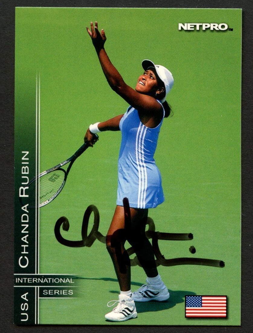 Chanda Rubin #28 signed autograph auto 2003 NetPro Tennis Trading Card