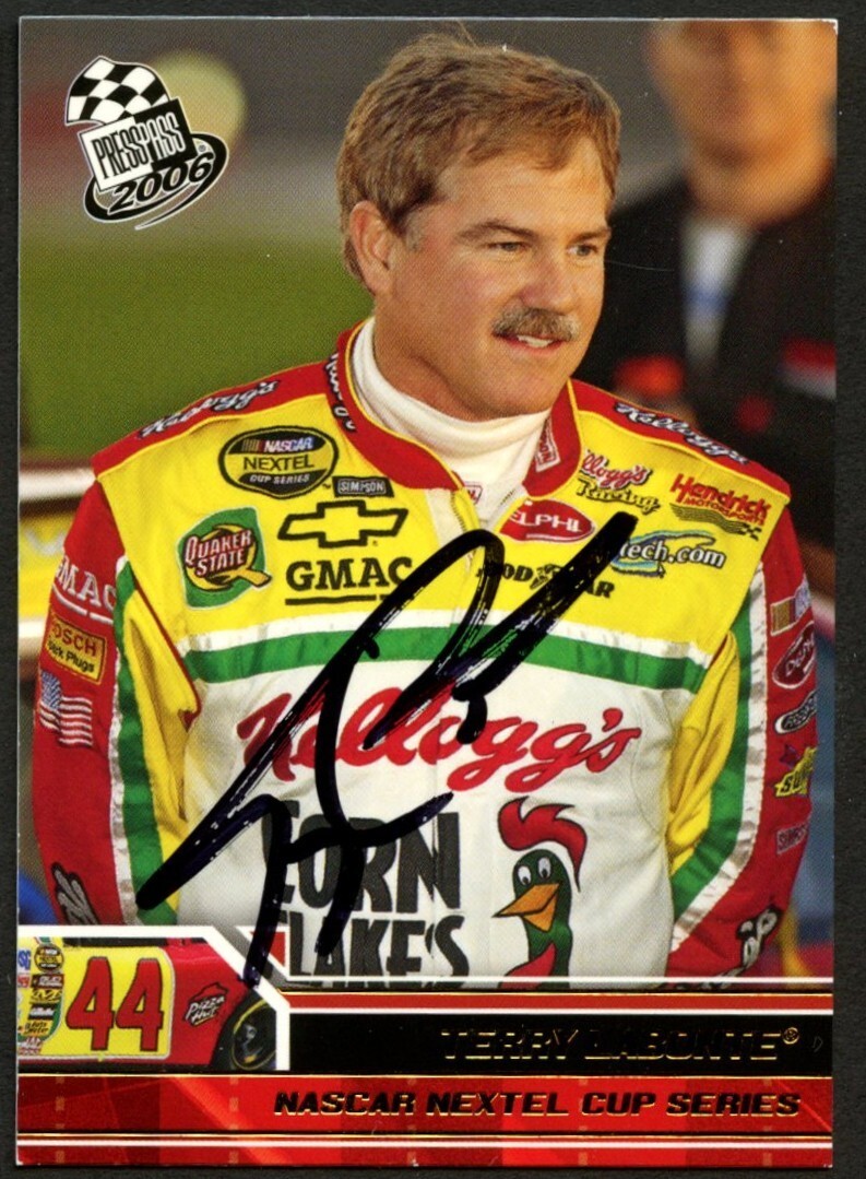 Terry Labonte #G25 signed autograph auto 2006 Press Pass NASCAR Trading Card