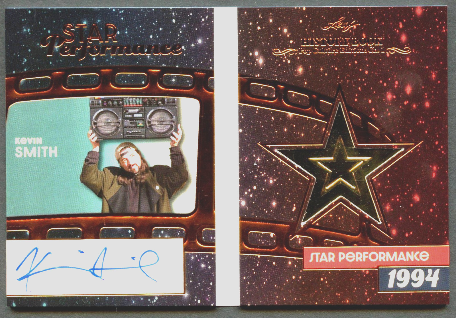 Kevin Smith signed 2024 Leaf History Book Booklet 1994 Star Performance 10/25