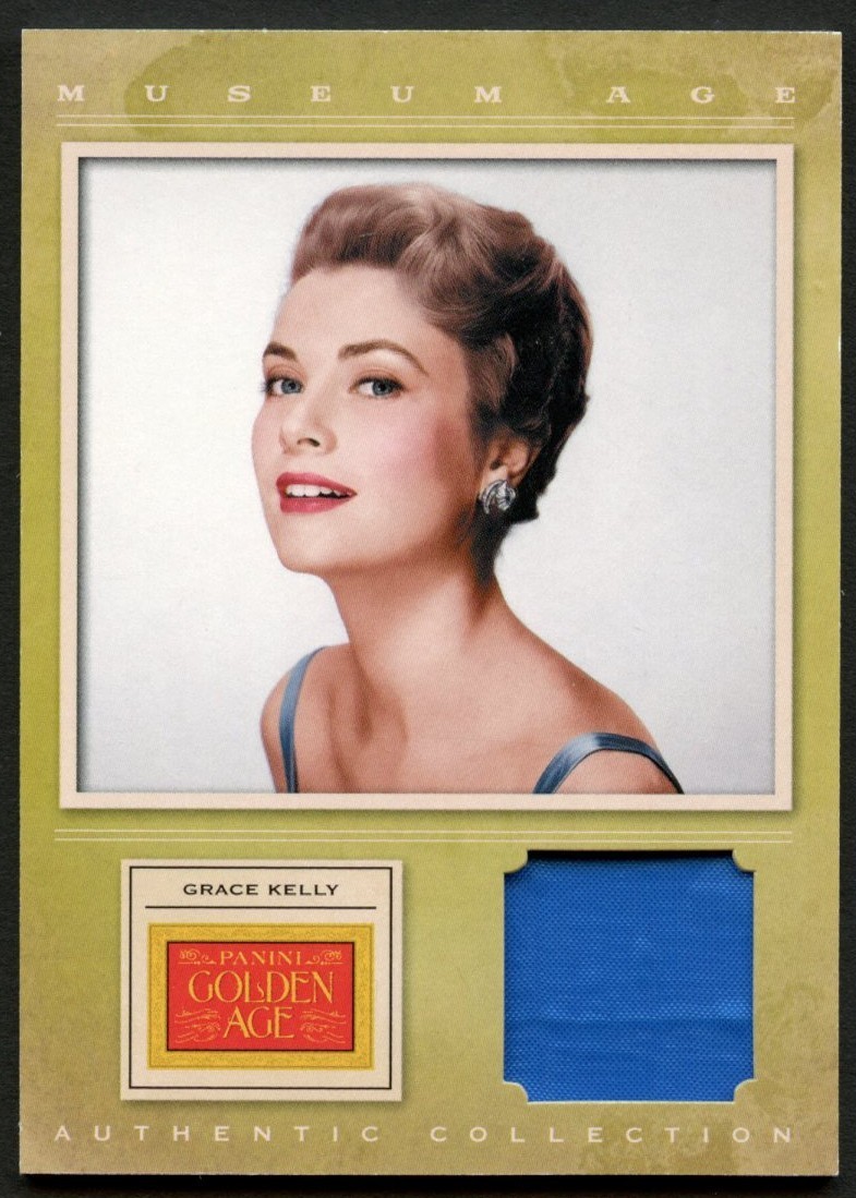 Grace Kelly #13 Authentic Panini 2012 Golden Age Museum Memorabilia Relic Card