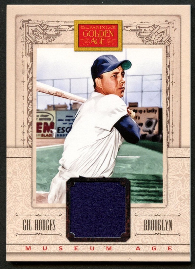 Gil Hodges #23 Authentic Panini 2013 Golden Age Museum Memorabilia Relic Card