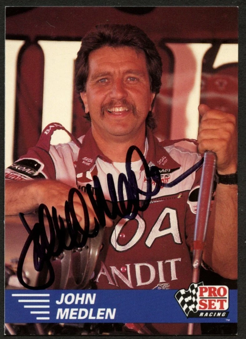 John Medlen #118 signed autograph auto 1991 Pro Set Golf Trading Card