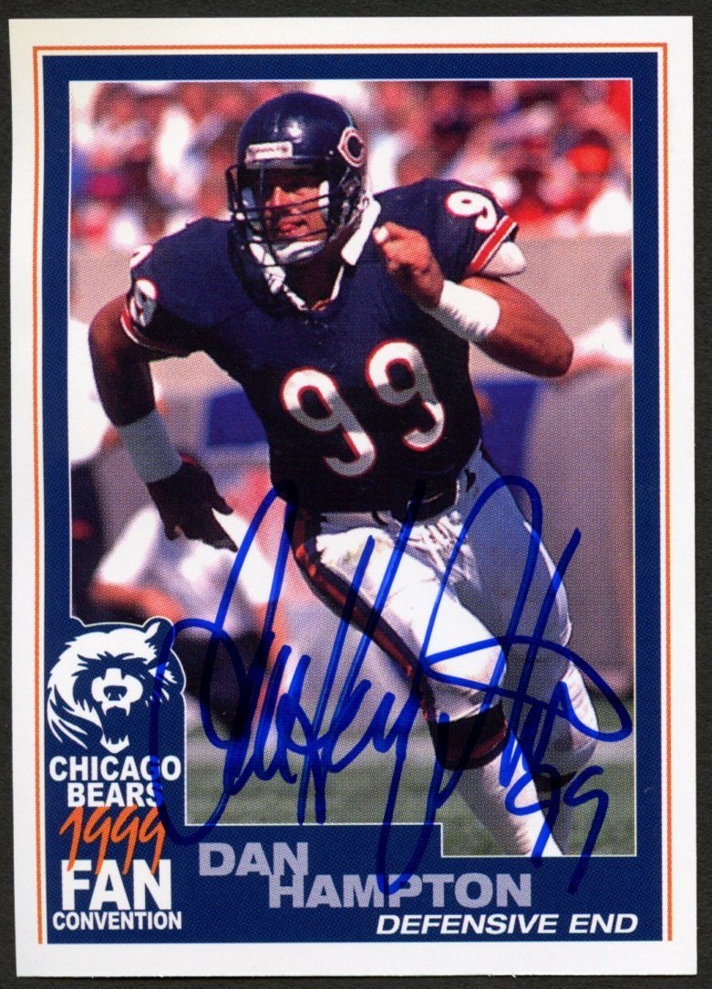 Dan Hamilton #99 signed autograph auto 1999 Chicago Bears Fan Convention Card