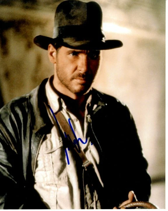 HARRISON FORD SIGNED AUTOGRAPHED 8×10 INDIANA JONES PHOTO COLLECTIBLE MEMORABILIA